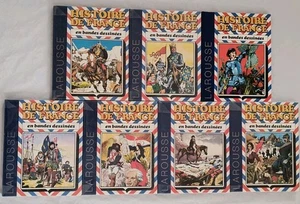 Lot 7 livres Historie de France en bandes dessinées Larousse très bon état - Foto 1 di 2