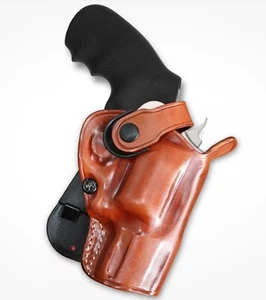 Fits Colt Python 357 Magnum 3”BBL Paddle Holster With Retention Strap #1303# RH - Picture 1 of 11