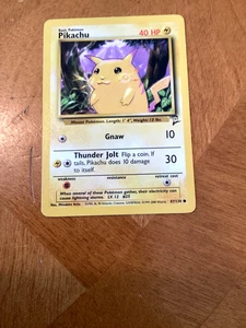Pikachu 87/130 HP Base Set 2 Englisch Pokemon Karte TCG - Bild 1 von 2