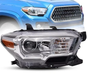 For Toyota 2016-2023 Tacoma TRD Headlight Right Side Halogen w/Bulb CAPA - Picture 1 of 9