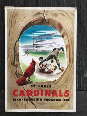 1949 StLouis Cardinals Souvenir program. - Image 1 of 4