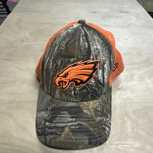 Philadelphia Eagles New Era Cazador Naranja Camuflaje 9Forty Camionero Snapback Sombrero ¡RARO! - Imagen 1 de 5