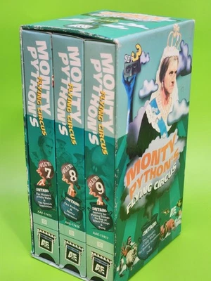 MONTY PYTHON'S FLYING CIRCUS VHS Set of 3. Season 2-Vol 7, 8, 9 Nice Box Set - Image 1 of 4