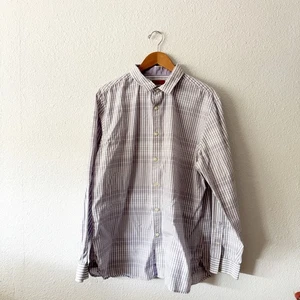Alfani Karohemd Herren XL Modern Fit Baumwolle Freizeit Button Down Arbeit Business - Bild 1 von 5
