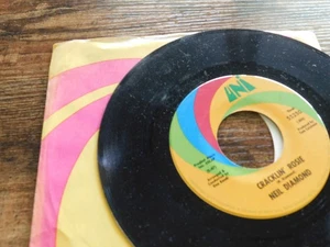 NEIL DIAMOND CRACKLIN' ROSIE / LORDY 45 RPM RECORD 074 - Picture 1 of 2