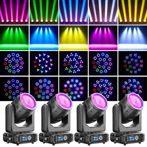 250W LED Moving Head Light 15Gobo 18Prism Beam Stage DJ Bar Effect Lighting DMX - Picture 1 of 15