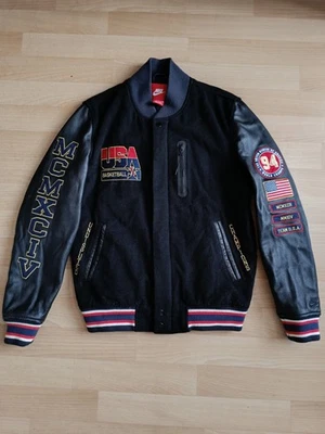 Veste Teddy Nike Varsity USA Olympic Taille M OG 1992 Vintage Y2k Destroyer Nba - Photo 1/4