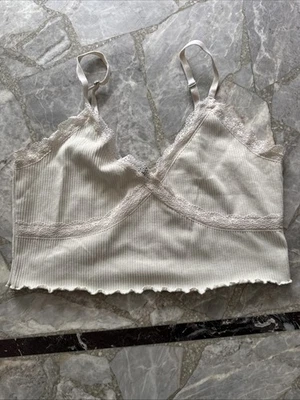 H&M White Lace Bralette Women’s L - Image 1 of 4
