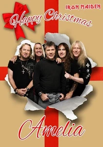 PERSONALISIERTE IRON MAIDEN WEIHNACHTSKARTE - Bild 1 von 3