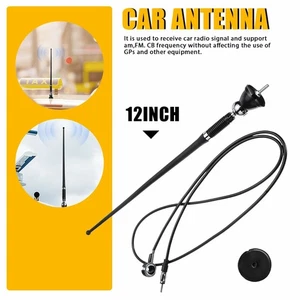 Antena de radio de techo de automóvil de 16 pulgadas FM AM para ATV UTV motocicleta camión yate EE. UU. - Imagen 1 de 13