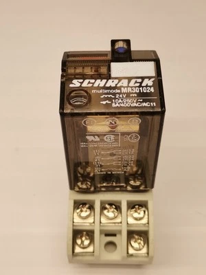 Schrack Relay MR301024 24V with Stand  - Image 1 of 4