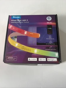 Govee 49.2ft Wi-Fi RGBICW LED Strip Light H612D Music Sync - Open Box - Picture 1 of 4