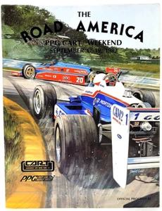 1982 Road America Elkhart Lake Wisconsin Racing Program Mario Andretti Signature - Picture 1 of 23