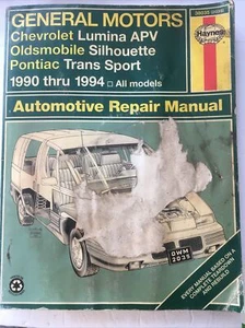 Manual de reparación Haynes Publications 38035 GM Lumina Silhouette transSport 1990-96 - Imagen 1 de 5