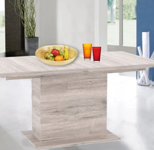 Esszimmertisch 160-200x90cm ausziehbar sandeiche Esstisch Küchentisch 54377374 - Bild 1 von 2
