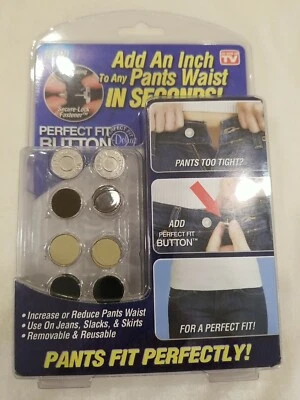 BRAND NEW TELEBrands Perfect Fit Button 8-Pack ⚓ NEW ⚓ FREE SHIPPING ⚓ - Image 1 of 4