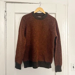 L.L. Bean Signature Men's Matinicus Rock Sweater 'Deep Loden' Wool Size Large - Picture 1 of 3