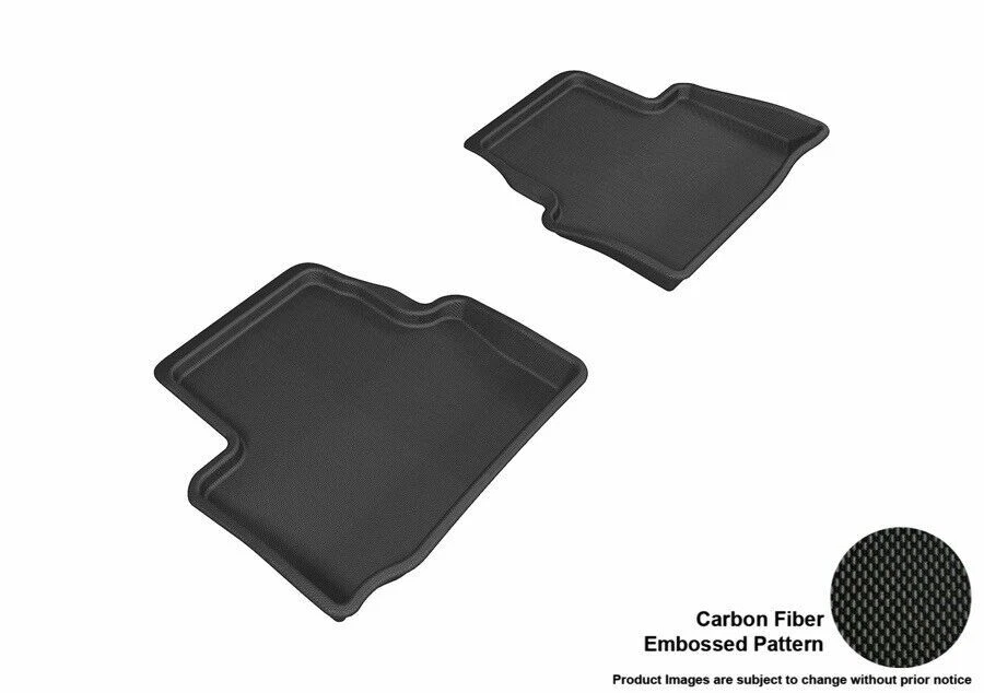 3D MAXpider черный 2-й ряд 2 изделия напольные покрытия для Cadillac ATS - Изображение 1 из 4