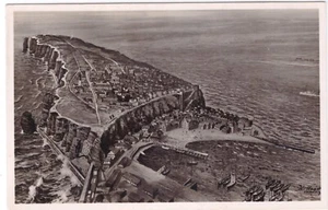 Impero tedesco Helgoland SW cartolina con timbro secondario KdF in alto mare piroscafo Cobra - Foto 1 di 2