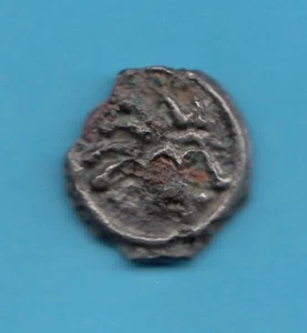 Kelten, Senones, Potin-Münze, 19 mm, 4,3 g, Kopf/Pferd, s - ss - Bild 1 von 2