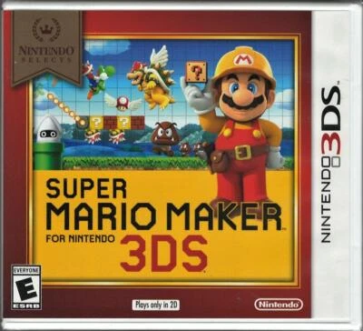 Super Mario Maker (Nintendo Selects) 3DS (совершенно новый в заводской упаковке США версия) N - Изображение 1 из 2