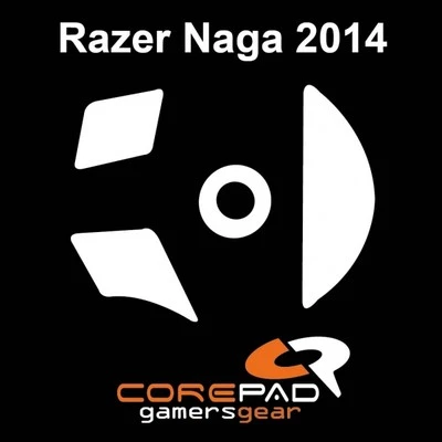Corepad Skatez Razer Naga 2014 Chroma ricambio piedini mouse scorritore mouse PTFE Teflon