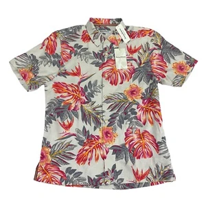 Tommy Bahama Mens Calaveras Fronds Camp Button Down Shirt Multicolor M - Picture 1 of 4