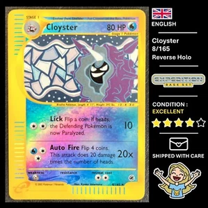 Cloyster 8/165 - Expedition Base Set E-Series - Reverse Holo - EXC - ENGLISH - Bild 1 von 9