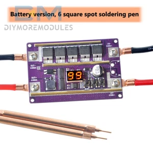 Tablero de control automático de máquina soldadora por puntos 12V hágalo usted mismo para soldadura de batería 18650 - Imagen 1 de 18