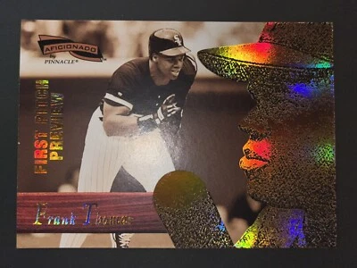 Frank Thomas 1996 Pinnacle Aficionado First Pitch Preview parallel very rare! - Image 1 of 2
