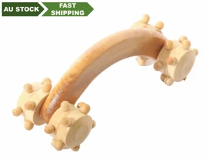 Natural wooden 4 wheels nail hand and body massage healthy good rest pain relief - Bild 1 von 1