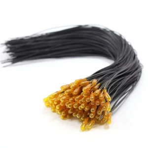 100 x Grain of Wheat 3mm Yellow 6V pre Wired Bulbs - Picture 1 of 4
