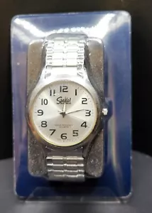 NEW Speidel Express Men's Silver Watch Luminous Display Quartz Water Resistant - Picture 1 of 5