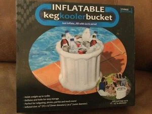 NIB Large Inflatable KegKooler Bucket Backyard BBQ Pool Beach Birthday Party - Picture 1 of 5