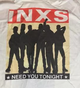 Camisa blanca INXS usada XL - Imagen 1 de 3