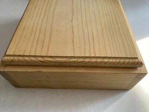 DIY Wooden Arts & Crafts 7” x 7” Box With Lid Ready For Painting - Picture 1 of 8
