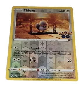 Juego de cartas coleccionables Pokemon Go JCC Pidove Reverse Holo 061/078 JCC - Imagen 1 de 12