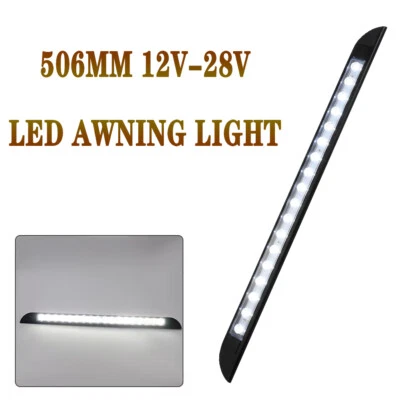 12V Waterproof 506MM LED Awning Camping Lights Campervan Caravan Boat Strip Lamp - Image 1 of 4
