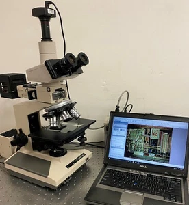 Olympus BH2 BHS ULTRA LONG Nomarski DIC BF/DF ULWD Semiconductor Microscope - Picture 1 of 9