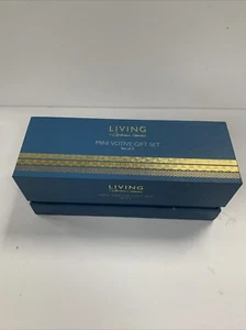 Living Mini Votive Gift Set Candlesx3 - Picture 1 of 6