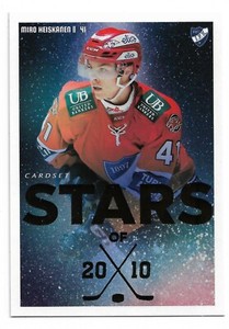 2019-20 Finnish League Cardset Stars of 2010 #1 Miro Heiskanen (Dallas Stars)
