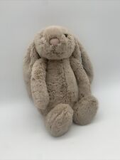 Jellycat Bashful Beige Bunny Plush Stuffed Animal Medium 12” NWT