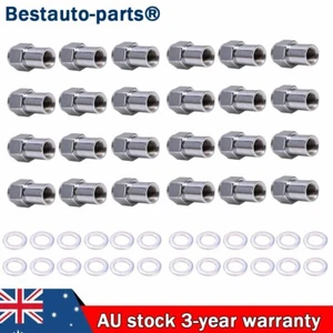 24 SET Extreme M12x1.5 Chrome Mag Alloy Wheel Nuts Shank for Toyota Lexus AU - Picture 1 of 12