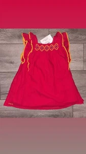 Polo Ralph Lauren Toddler Girl Size 4 Ruffle Sleeveless Dress Embroidered New! - Picture 1 of 8