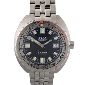 Doxa Sea Conqueror Haifischjäger Sub 5000T L.E. Automatik 45mm Uhr mit B&P - Bild 1 von 13