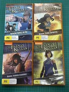 The Legend of Korra : Complete Series 1 2 3 4 - DVD Region 4 - Nickelodeon - Picture 1 of 2
