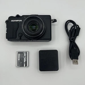 Olympus Stylus XZ 2 XZ-2 12.0MP Compact Digital Camera black tested - Picture 1 of 12