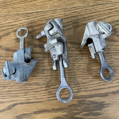 Lot of 3 ~  New Hubbell Hot Line Tap Clamps  #'s in Pictures - Image 1 of 4