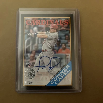 2023 Topps #88BA-CCA Conner Capel 1988 35th Anniversary Auto (Series One) /199 - Image 1 of 2