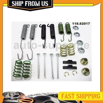 Kit de ferragens de freio a tambor traseiro compatível com 1987 1988 GMC V2500 Suburban 6.2L - Imagem 1 de 4